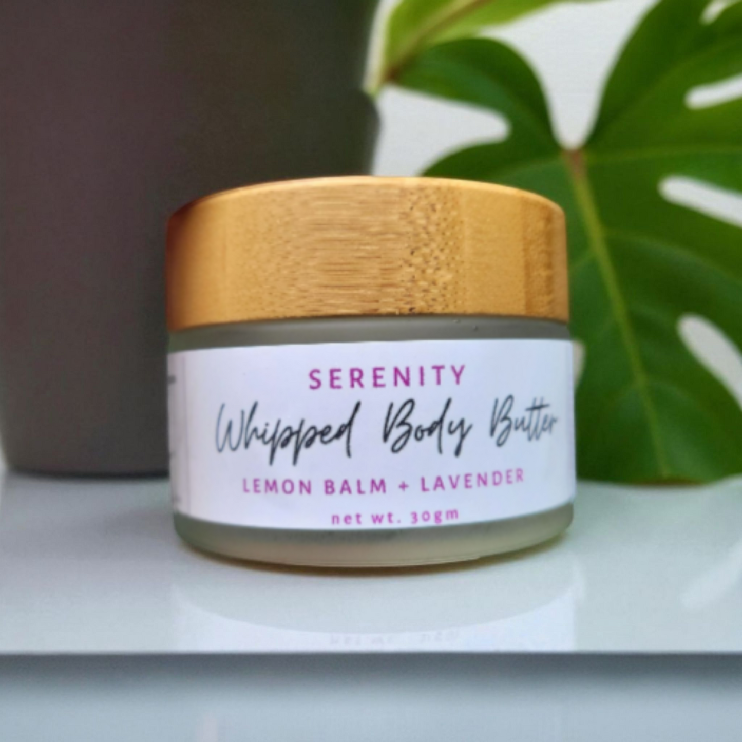 Serenity Body Butter | Lavender + Lemon Balm | Soothing Plant Based Full Body Moisturizer