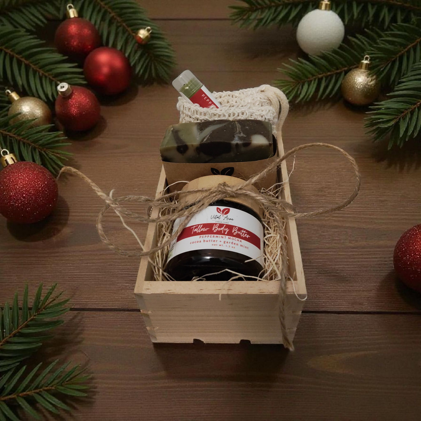 Peppermint Mocha Tallow Gift Box