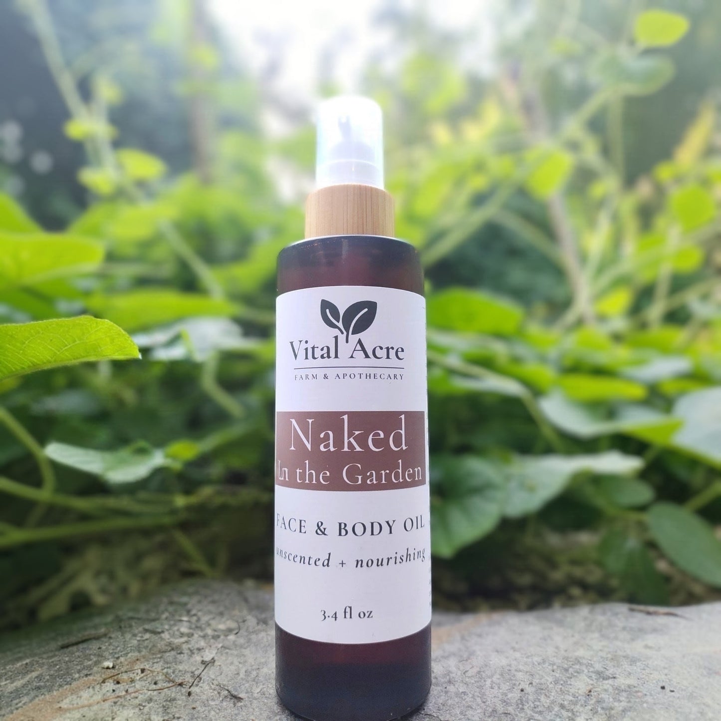 Naked in the Garden Face + Body Oil | Calendula Infused & Unscented for Sensitive Skin