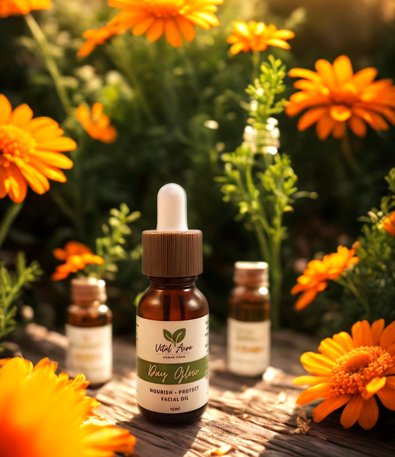 Day Glow Serum | Organic Calendula + Carrot Root Facial Oil
