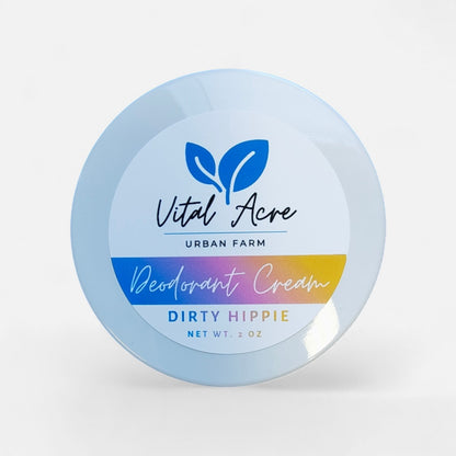 Dirty Hippie Deodorant Cream – Aluminum-Free, Baking Soda-Free Natural Deodorant