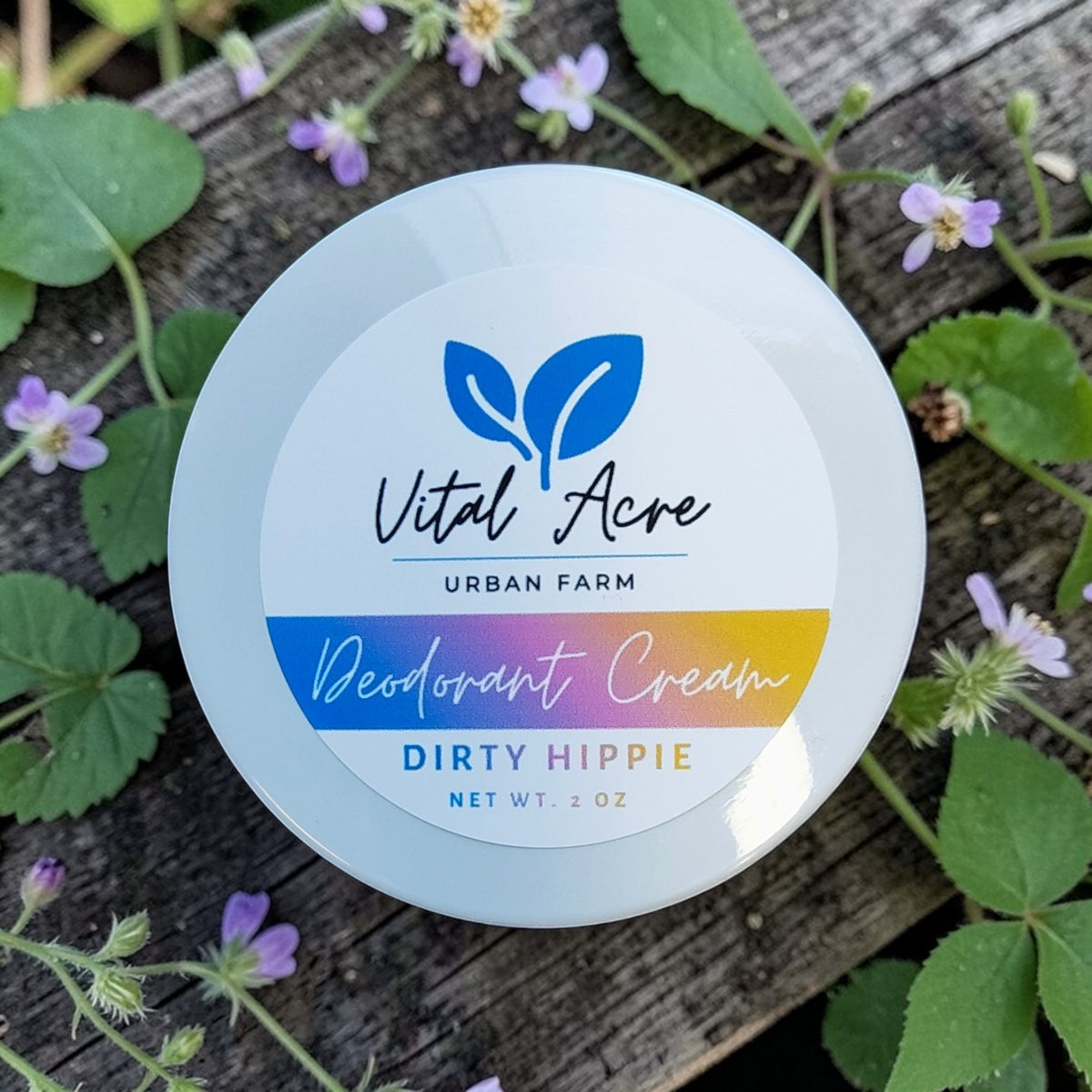 Dirty Hippie Deodorant Cream – Aluminum-Free, Baking Soda-Free Natural Deodorant