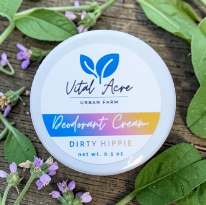 Dirty Hippie Deodorant Cream – Aluminum-Free, Baking Soda-Free Natural Deodorant