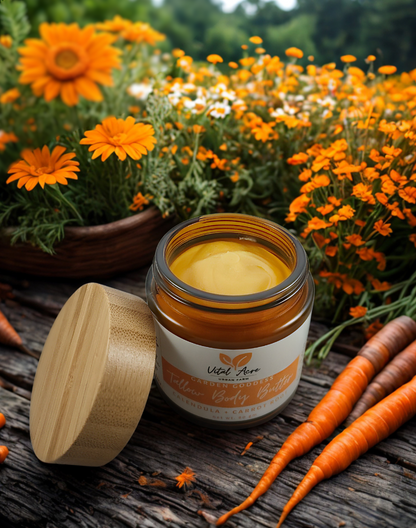 Garden Goddess Tallow Body Butter | Calendula + Carrot Root