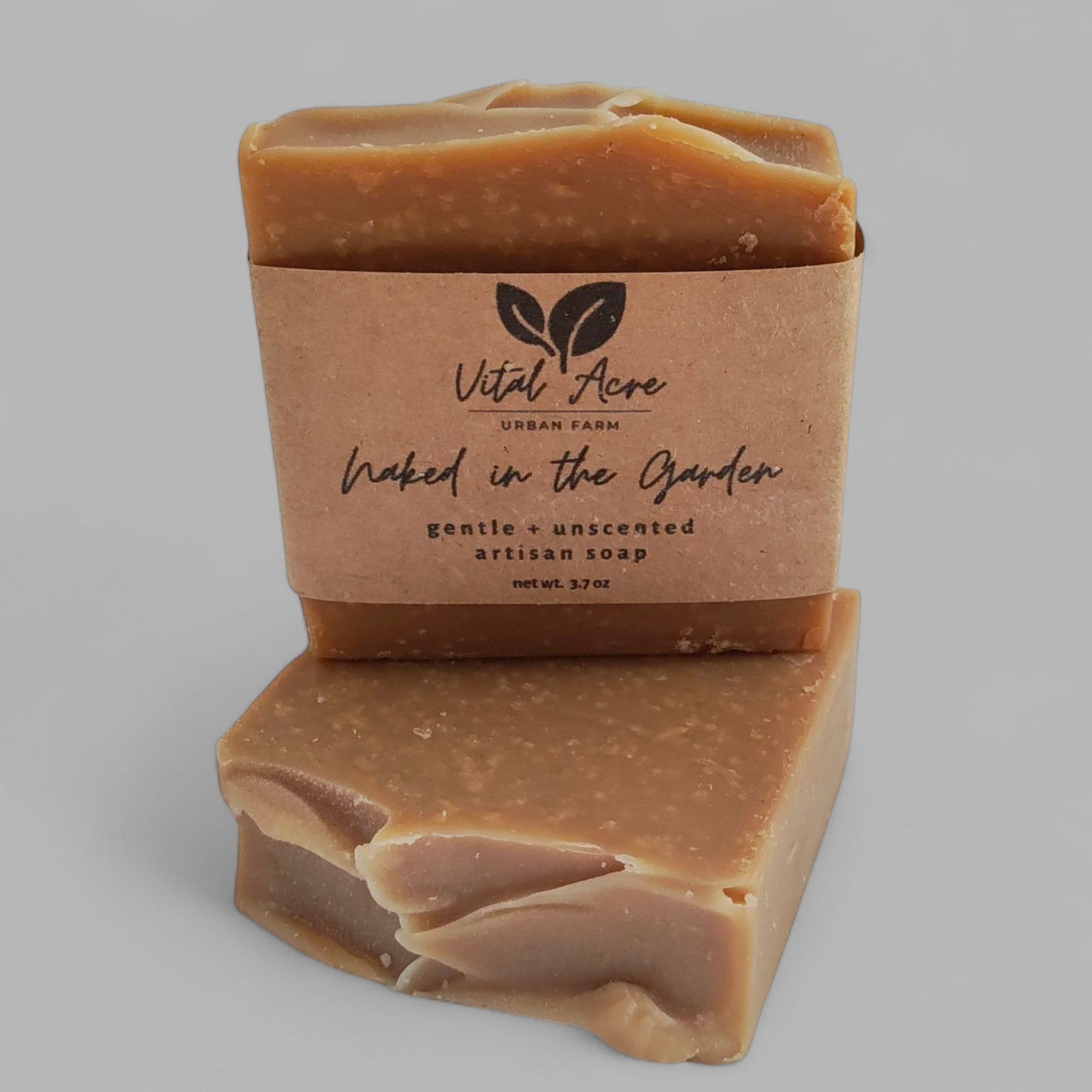 Naked in the Garden Soap | Unscented | Palm Oil Free