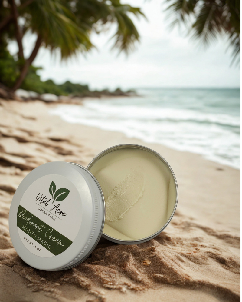Mojito Magic Deodorant Cream – Aluminum-Free, Baking Soda-Free