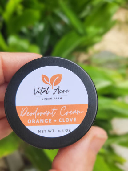 Deodorant Cream | Orange + Clove