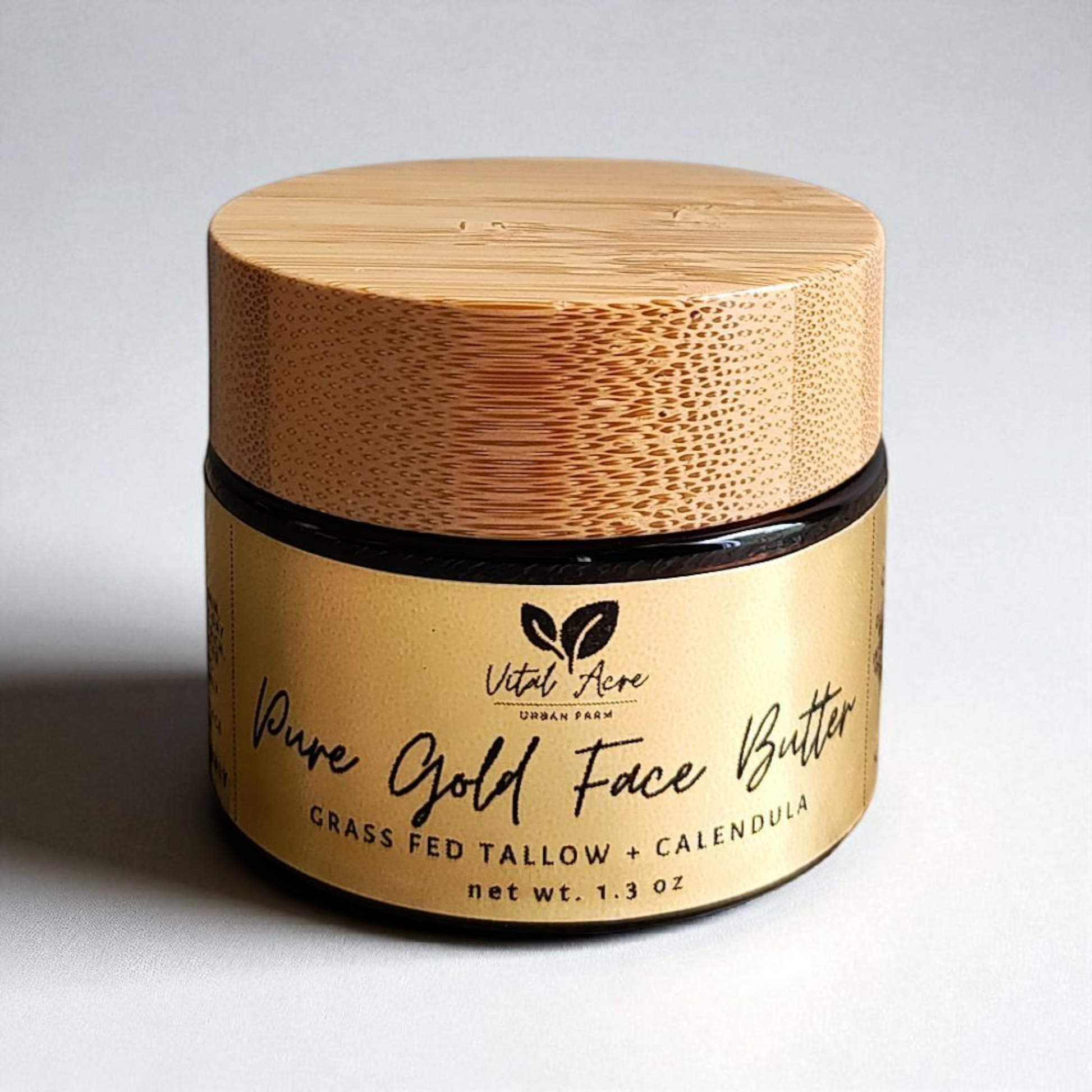 Jar of 'Pure Gold Tallow Face Butter' 