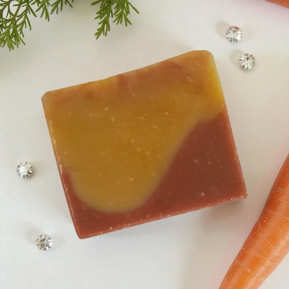 24K-arrot Soap | All Natural Carrot Soap | Palm oil free