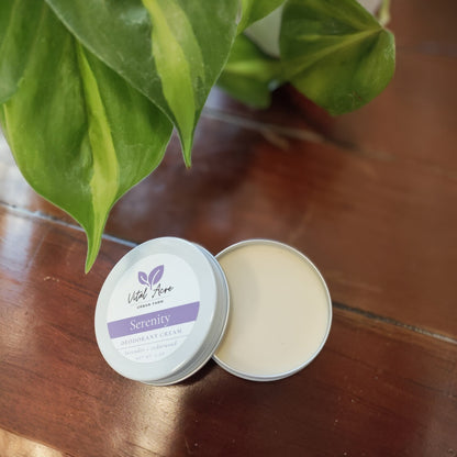 Serenity Deodorant Cream – Aluminum-Free, Baking Soda-Free Tallow Deodorant