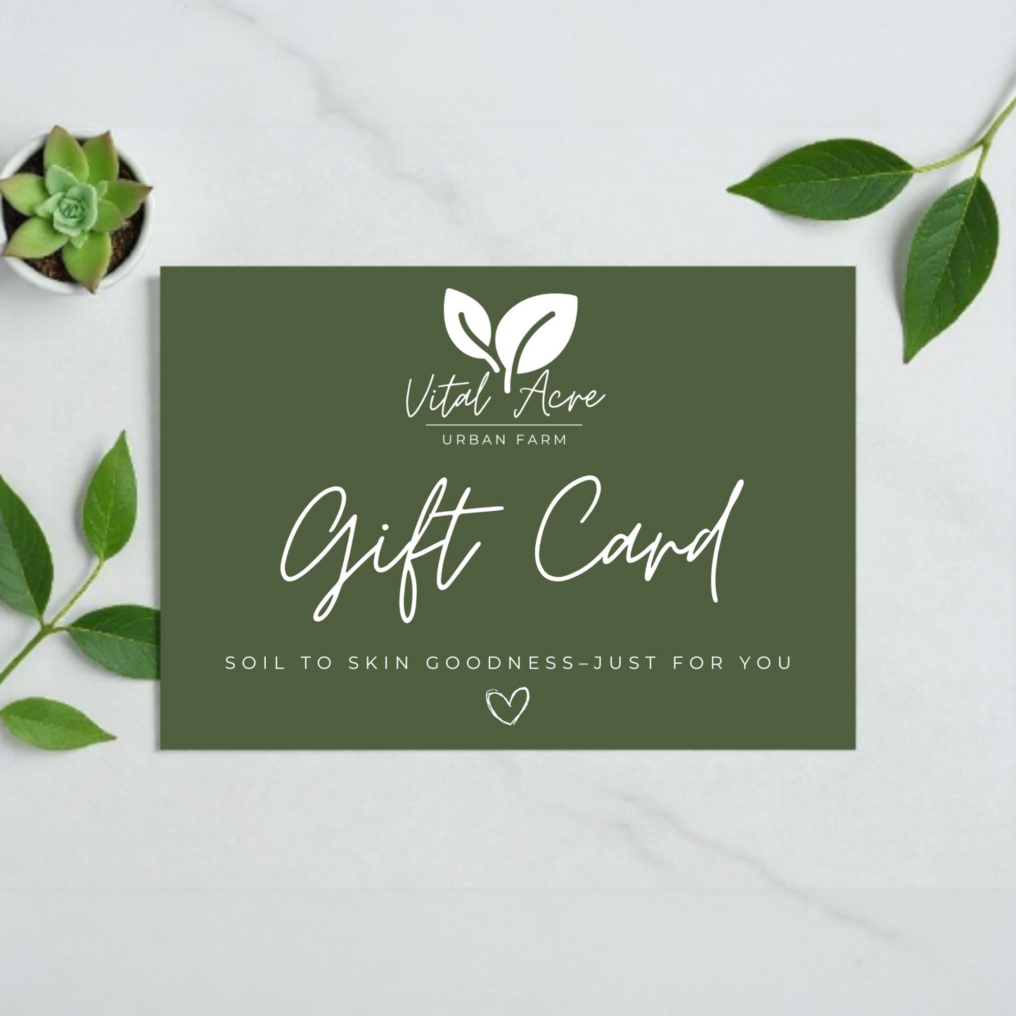 Gift Card from Vital Acre Urban Farm