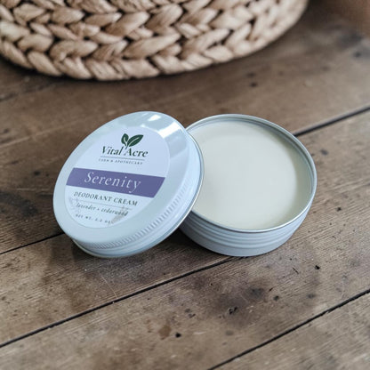Serenity Deodorant Cream – Aluminum-Free, Baking Soda-Free Tallow Deodorant