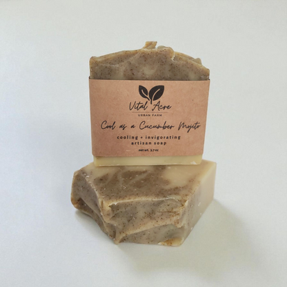 Cool as a Cucumber Mojito Soap | Cooling + Invigorating